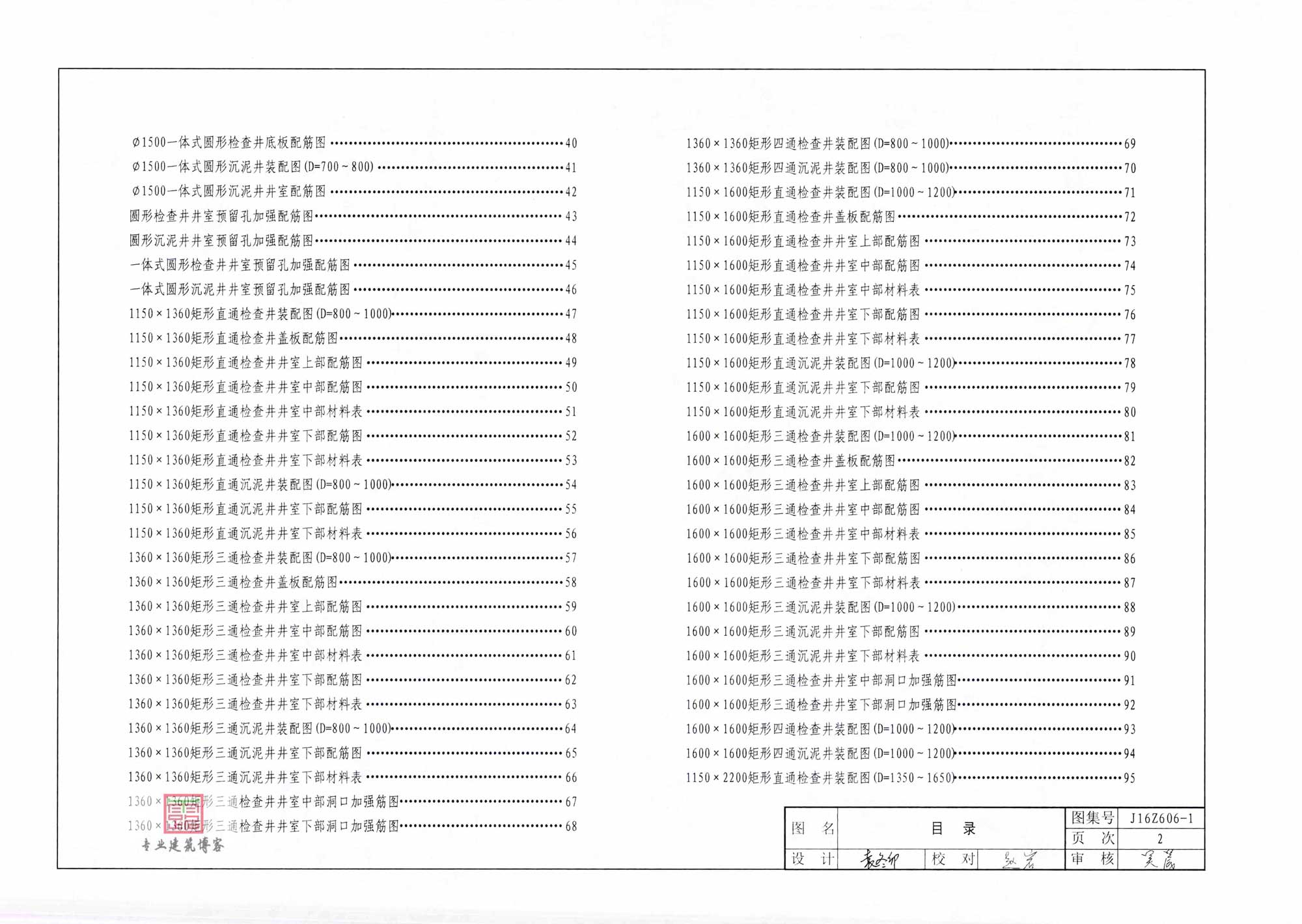 J16Z606-1,预制装配式钢筋混凝土排水检查井,专业建筑博客