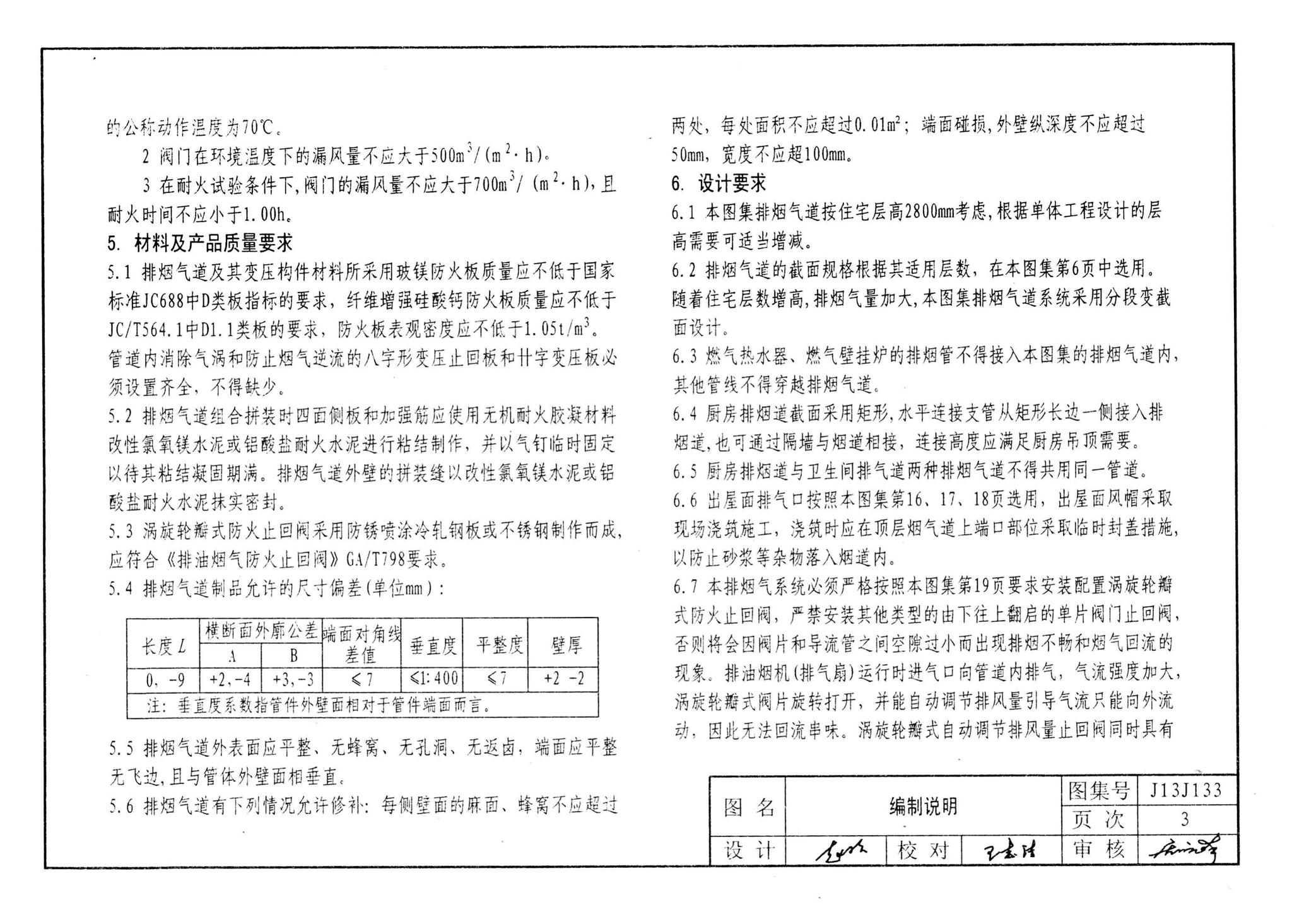 J13J133,住宅厨房、卫生间组合变压式耐火排烟气道,专业建筑博客